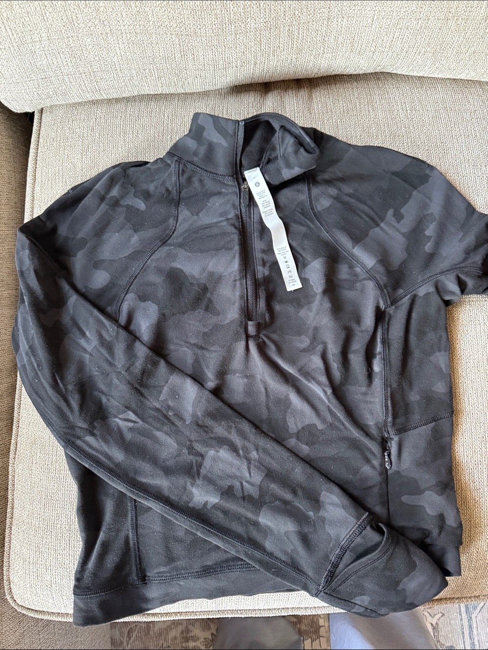 Lululemon cropped long sleeve quarter zip